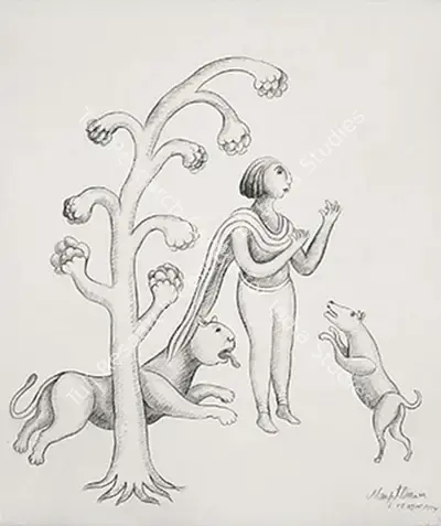 Manjit Bawa (Artist), Untitled, 1994, Drawing
