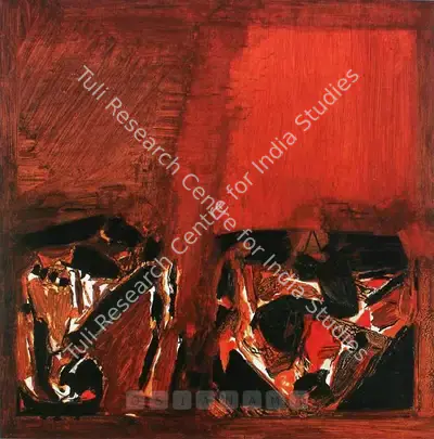 S.H. Raza (Artist), Jaisalmer, 1975, Painting