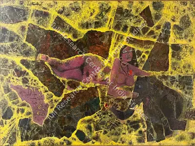 A.P. Santhanaraj (Artist), Landscape, Painting