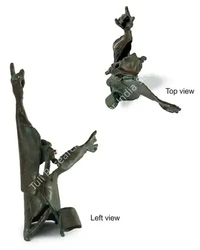 Somnath Hore (Artist), Untitled (Baul Singer), 1989, Sculpture