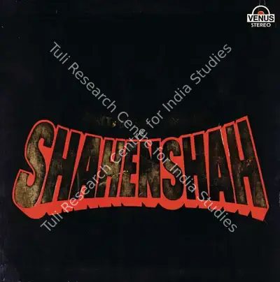 Bittu Anand (Producer), Shahenshah, 1988, Record Cover