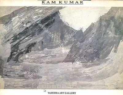 Ramkumar (Artist), Ram Kumar, 1992, Solo Exhibition Catalogue