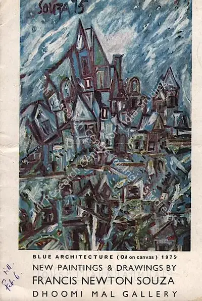 F.N. Souza (Artist), New Paintings & Drawings by Francis Newton Souza, 1976, Solo Exhibition Catalogue