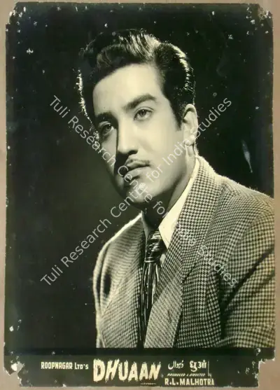 R.L. Malhotra (Producer), Dhuaan, 1953, Lobby Card