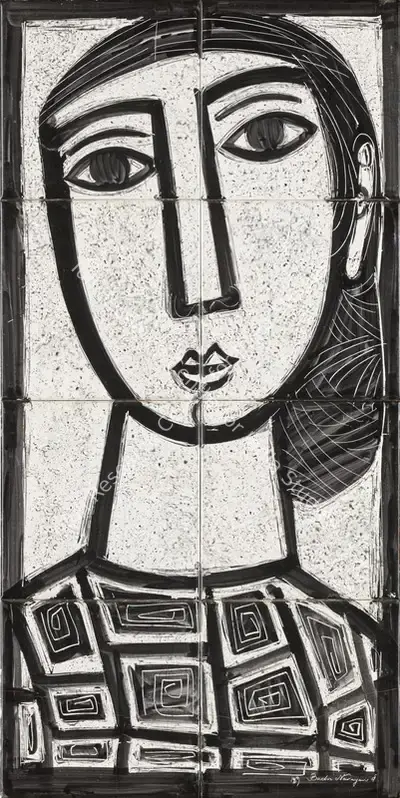 Badri Narayan (Artist), Untitled, 1959, Painting