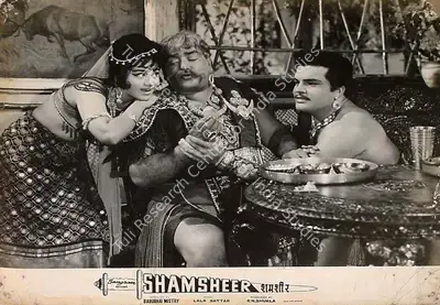 Babubhai Mistri (Director), Shamsheer, 1967, Lobby Card