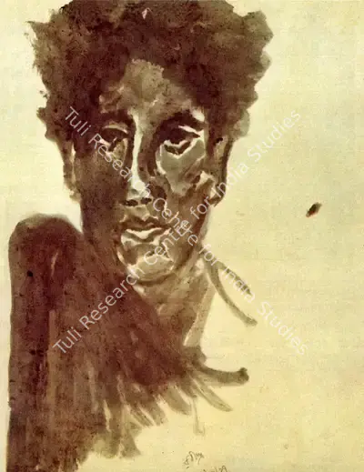 Rabindranath Tagore (Artist), Untitled, 1937, Painting