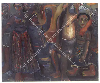 Nalini Malani (Artist), Philosopher and Tramps, Painting