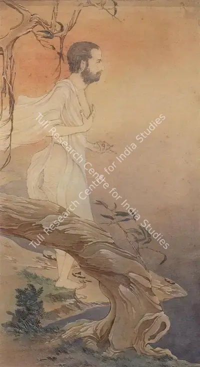 Bose, Nandalal (Artist). Bairagi, n.d. | Painting, So.NeY/17.09.98