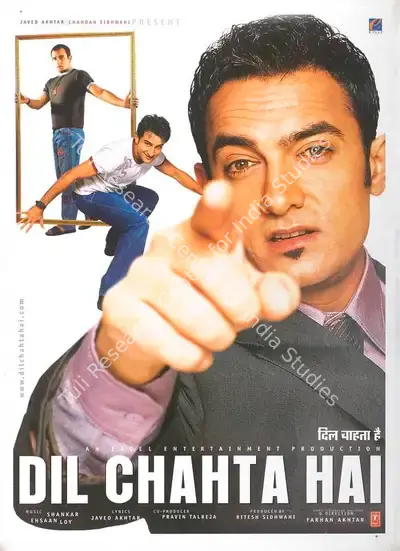 Farhan Akhtar (Producer), Dil Chahta Hai, 2001, Full Sheet Poster