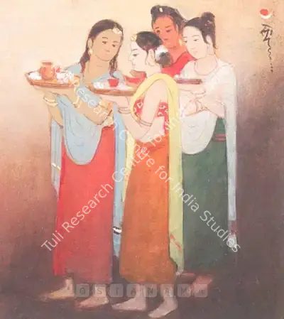 Somalal Shah (Artist), Pujaran, Painting