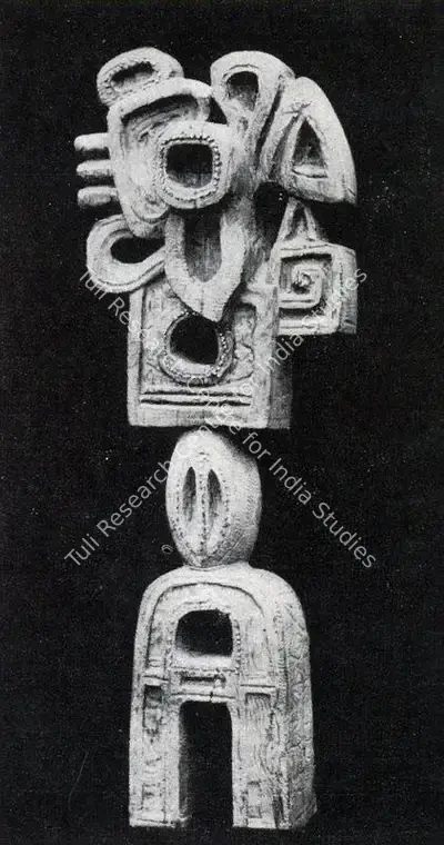 Dhanraj Bhagat (Artist), King, 1964, Sculpture