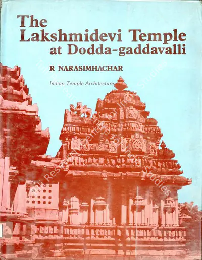 R. Narasimhachar (Author), The Lakshmidevi Temple at Doddagaddavalli, 1919, Authored Antiquarian Book