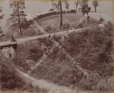 Unknown (Photographer), The Loop on the Railway at Champattia - D.H. Rly, 1901, Antiquarian Photograph