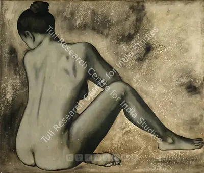 B. Vithal (Artist), Nude, 1978, Painting