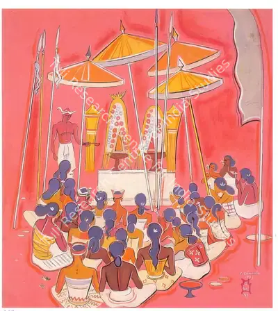 Shiavax Chavda (Artist), Untitled, 1952, Painting