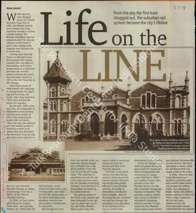 Renu Savant (Reporter), Life On the Line, 2006, Newspaper Clipping