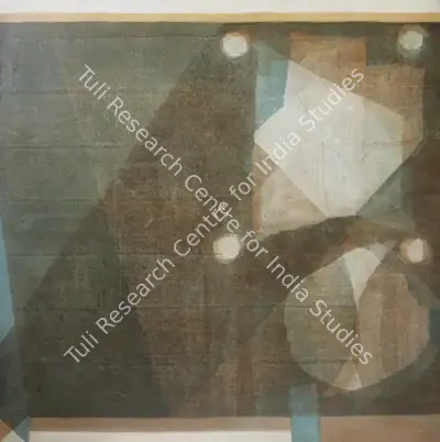 Manish Pushkale (Artist), Neel Vilambit, 2005, Painting