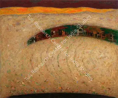 K.K. Hebbar (Artist), Untitled (Ajanta), 1966, Painting