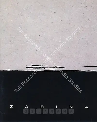 Zarina Hashmi (Artist), Cities, Countries and Borders Prints by Zarina, 2004, Solo Exhibition Catalogue