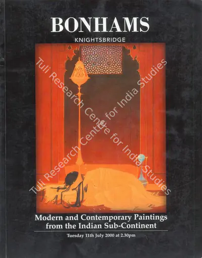 Bonhams (Auction House), Modern and Contemporary Paintings from the Indian Sub-Continent, 2000, Auction Catalogue