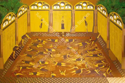Nataraj Sharma (Artist), Swimmers Manual (Remix), Painting