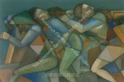 Neeraj Goswami (Artist), Marathon, 2005, Painting