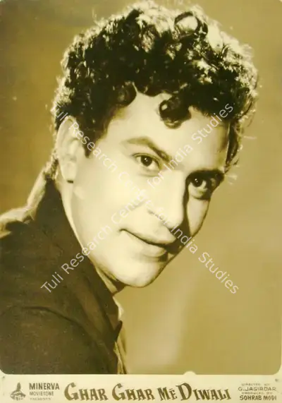 Sohrab Modi (Producer), Ghar Ghar Me Diwali, 1955, Lobby Card