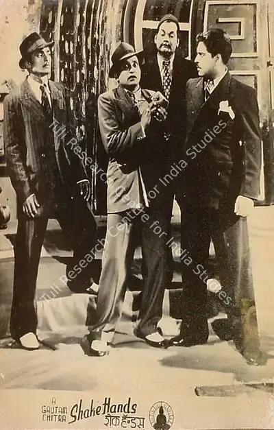 Nanabhai Bhatt (Producer), Shake Hands, 1947, Lobby Card