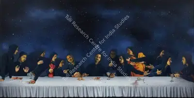 Pratul Dash (Artist), Last Supper, 2017, Painting