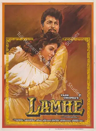 Yash Chopra (Producer), Lamhe, 1991, Full Sheet Poster