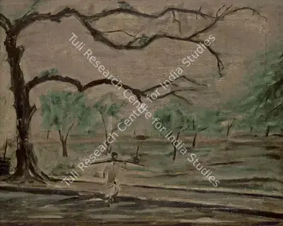 Sailoz Mookherjea (Artist), Untitled, 1940, Painting
