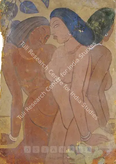Keyt, George (Artist). Women. Tempera, mid 1940s | Painting | FineArts | 00599871
