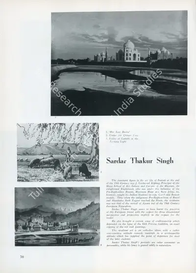 Anonymous (Essayist), Sardar Thakur Singh, 1957, Essay