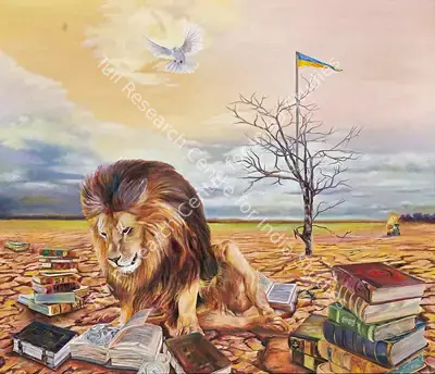 Kaleka, Ranbir (Artist). The Lone Erudite, 2019 | Painting, AG.Onl/23.09.22, 2022 · Asta Guru