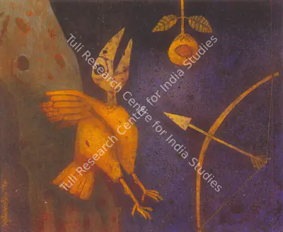 Ganesh Pyne (Artist), Untitled, 1978, Painting