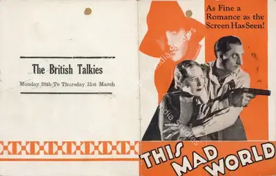 William C. DeMille (Director), This Mad World, 1930, Handbill