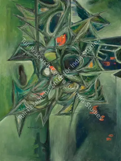 Santosh, G.R. (Artist). Untitled, 1962 | Painting, Ch.NeY/19.03.25, 2025 · Christie's