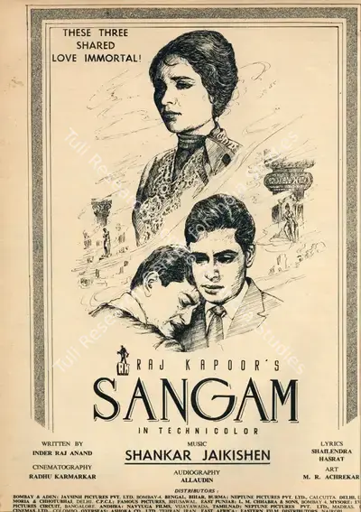 Raj Kapoor (Producer), Sangam, 1964, Advertisement