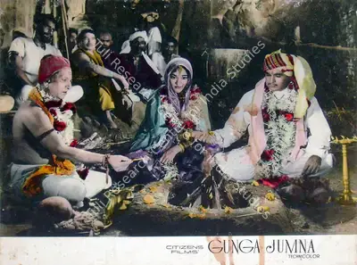 V. Babasaheb (Cinematographer), Gunga Jamuna, 1961, Lobby Card
