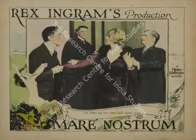 Rex Ingram (Producer), Mare Nostrum, 1926, Lobby card