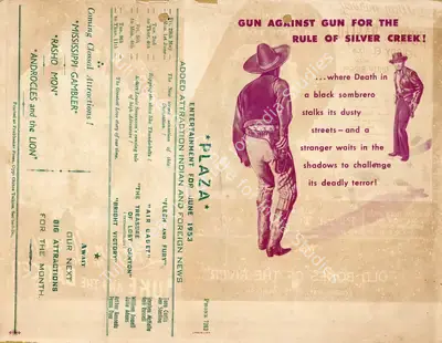 The Duel at Silver Creek, 1952, Handbill