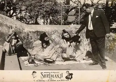 R. Dayal (Producer), Shrimanji, 1968, Lobby Card