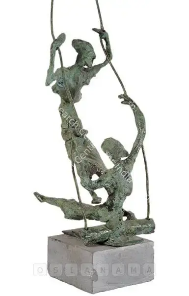 Mahendra Pandya (Artist), The Swing, 1954, Sculpture