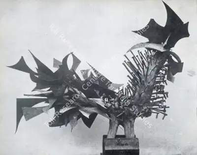 Raghav Kaneria (Artist), Cock, 1961, Sculpture