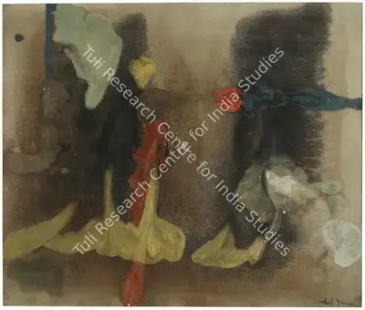 N.S. Bendre (Artist), Stage, 1958, Painting