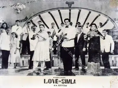 D.K. Dhuri (Cinematographer), Love In Simla, 1960, Lobby Card