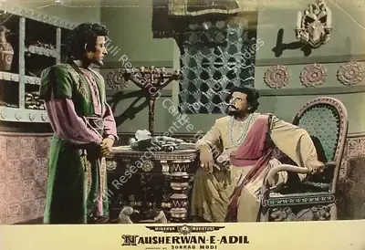 Sohrab Modi (Director), Nausherwan E Adil, 1957, Lobby Card