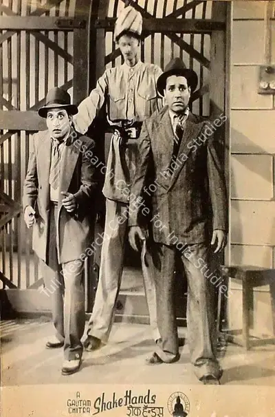 Nanabhai Bhatt (Producer), Shake Hands, 1947, Lobby Card