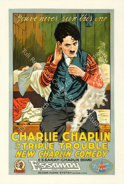 Robbins, Jess (Producer), Triple Trouble, 1918 | Poster | CinemaEducation | 00795035